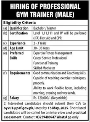 lastest Join Pakistan Air Force PAF as Commissioned Officers Jobs 2025 Advertisements