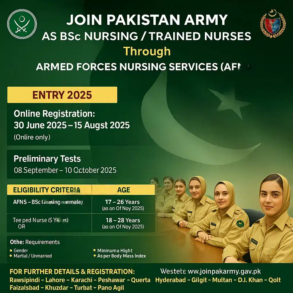 AFNS Online Registration 2025 Advertisement