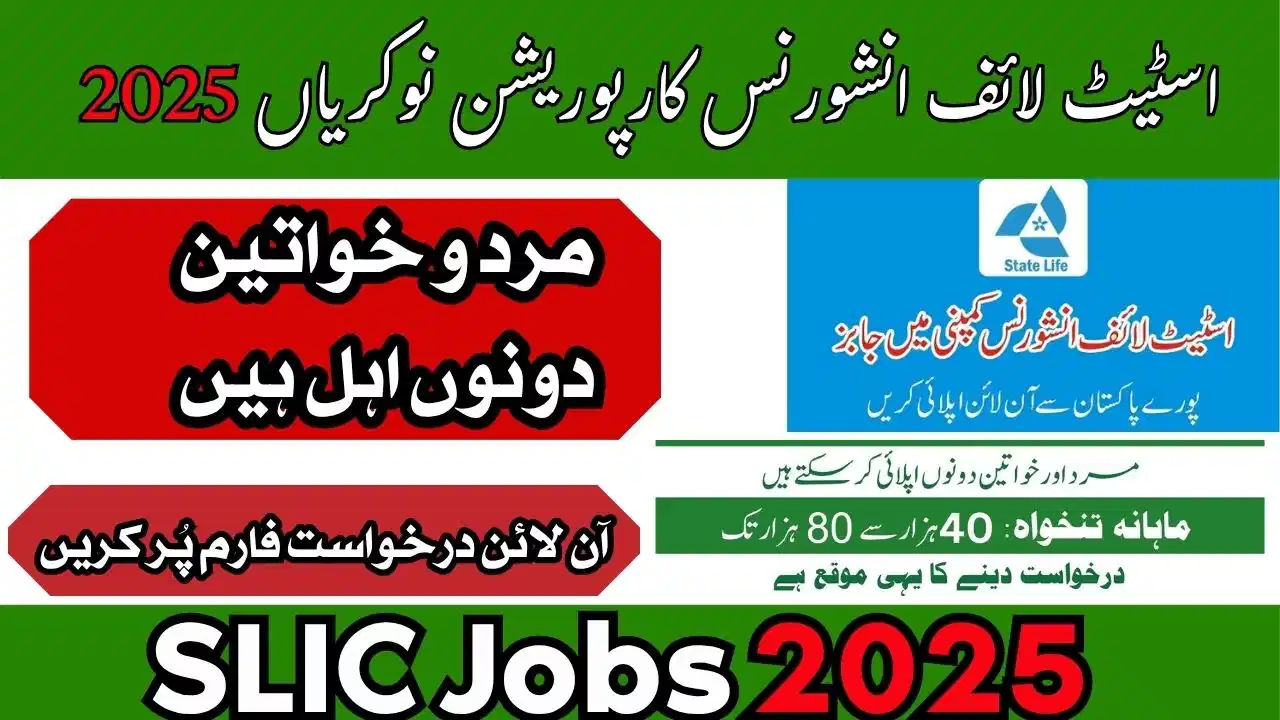 www.statelife.com.pk Jobs 2025 Advertisement