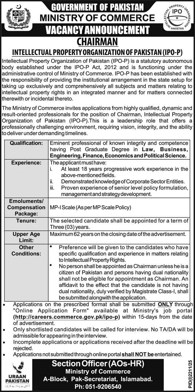 New MOC Careers 2025 Today Advertisement