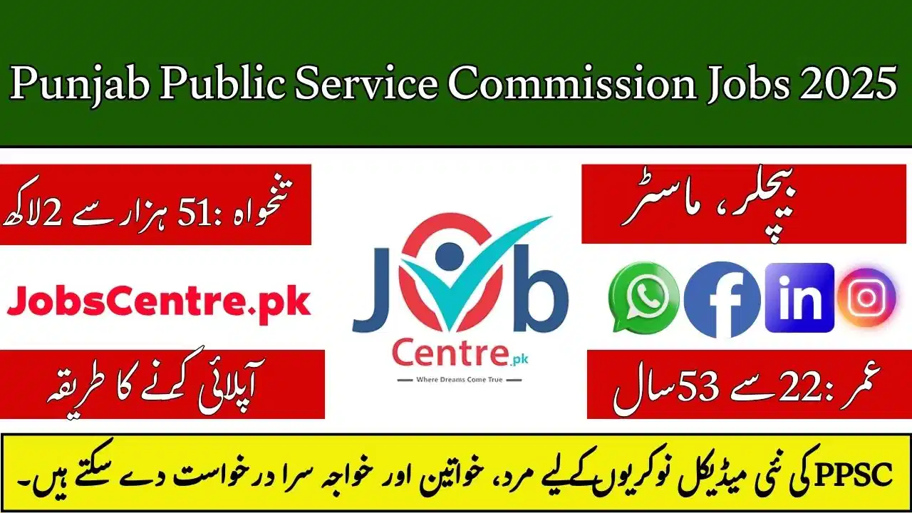 PPSC Ads 27 Jobs 2025