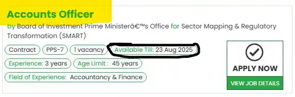 SMART Sector Associate Jobs 2025 Today Advertisement