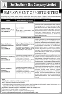 SSGC Jobs 2026 Apply Online – Latest Sui Southern Gas Company Careers in Pakistan Ad